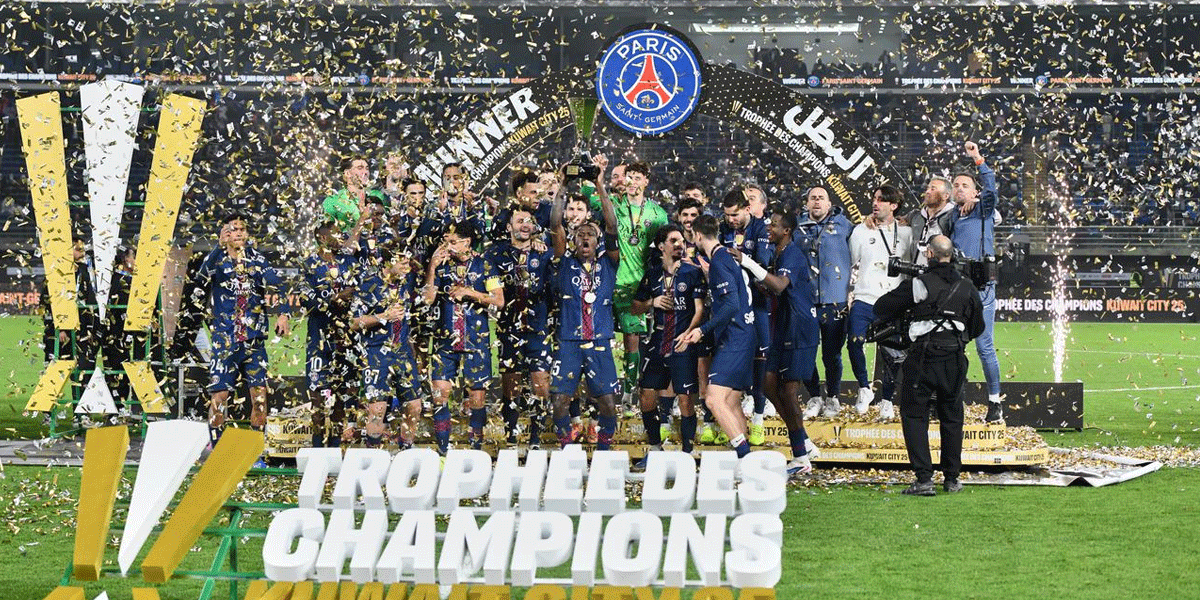 PSG Juara Supercopa Prancis Usai Kalahkan Marseille di Adu Penalti